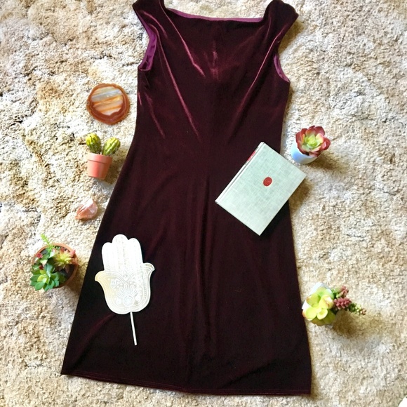{Laundry by Shelli Segal} Velvet Cocktail Dress 10 - Picture 7 of 8